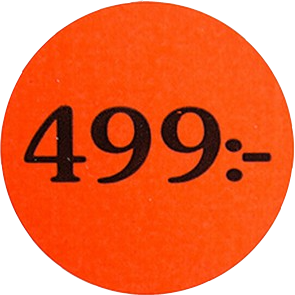 Etikett 199:-, 299:-, 399:-, 499:- och 599:- - 5