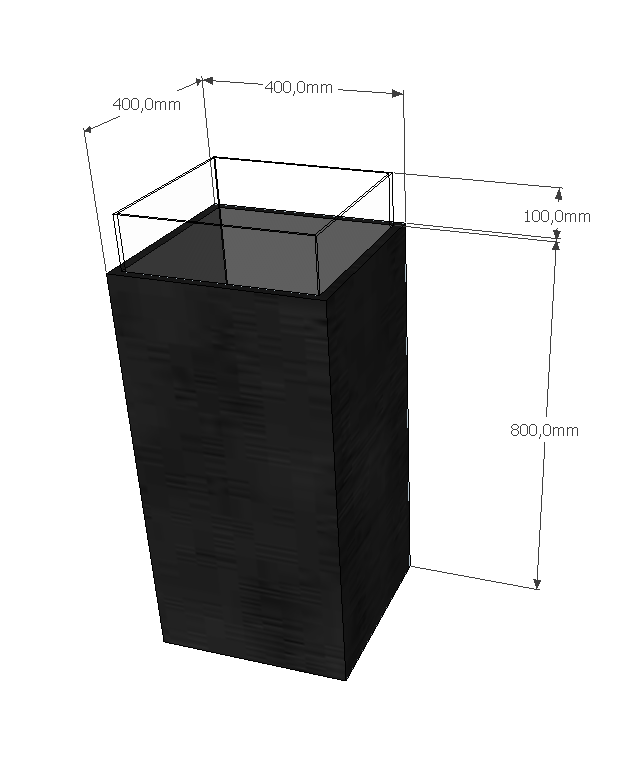 Störtkorg trä/plexi - 2