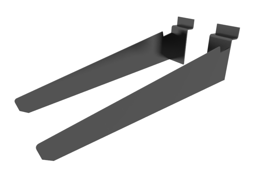 Lutande/rak konsol för plåthylla - 5