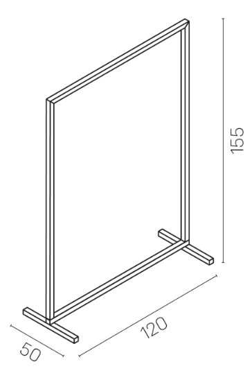 Klädställ exklusiv Vit - 3