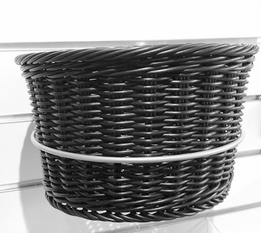 Rundkorg för spårpanel