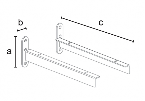 3E Design AB - Wall - Konsol för trähylla