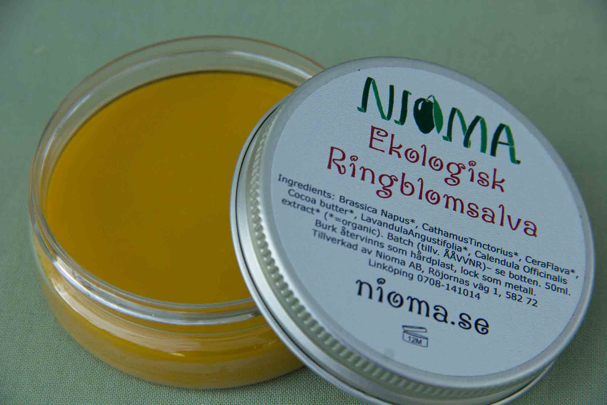 Ekologisk ringblomsalva