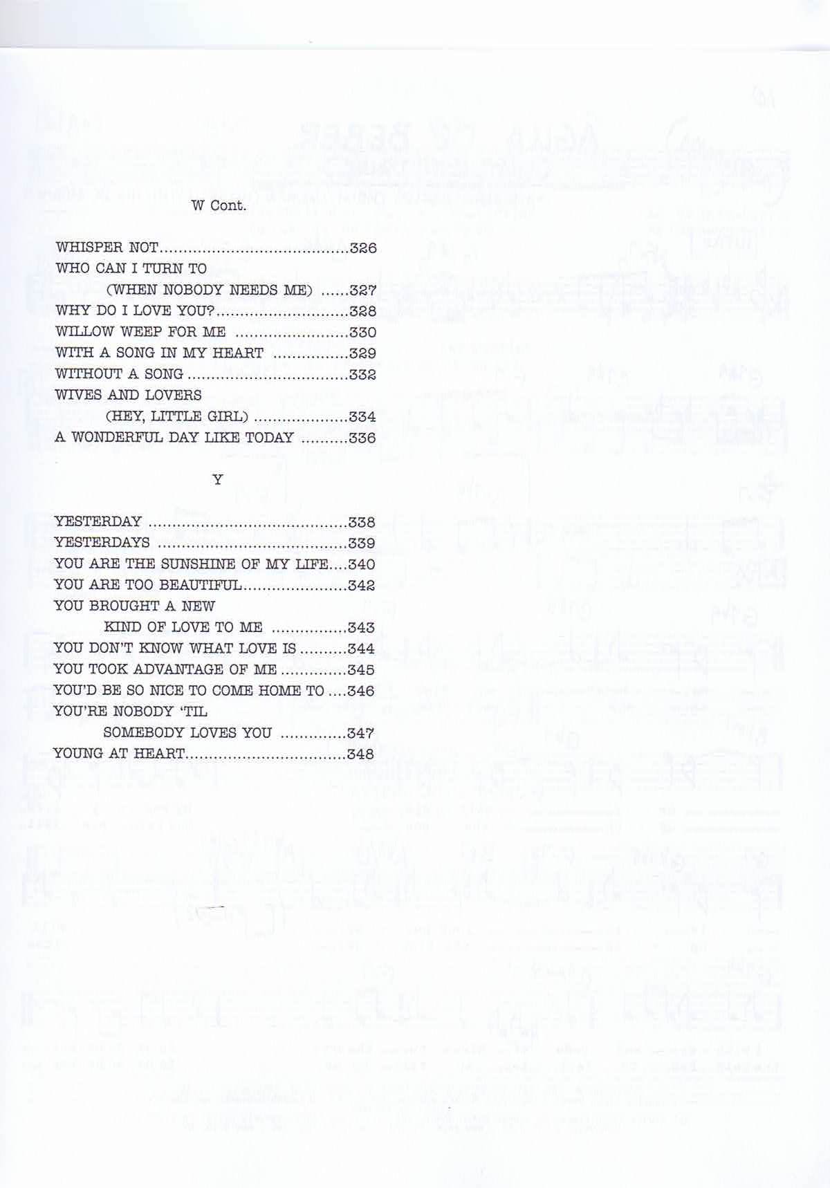 The Real Vocal Book, High Voice - Volume 1 - 7