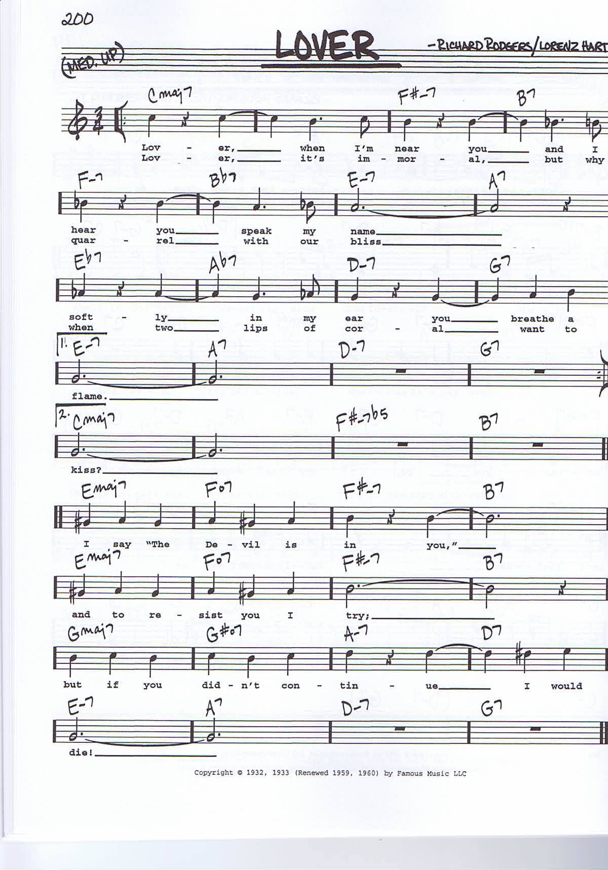 The Real Vocal Book, High Voice - Volume 1 - 9