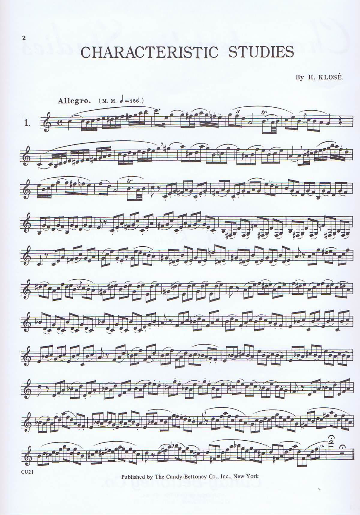 H. Klose - Characteristic Studies - 2