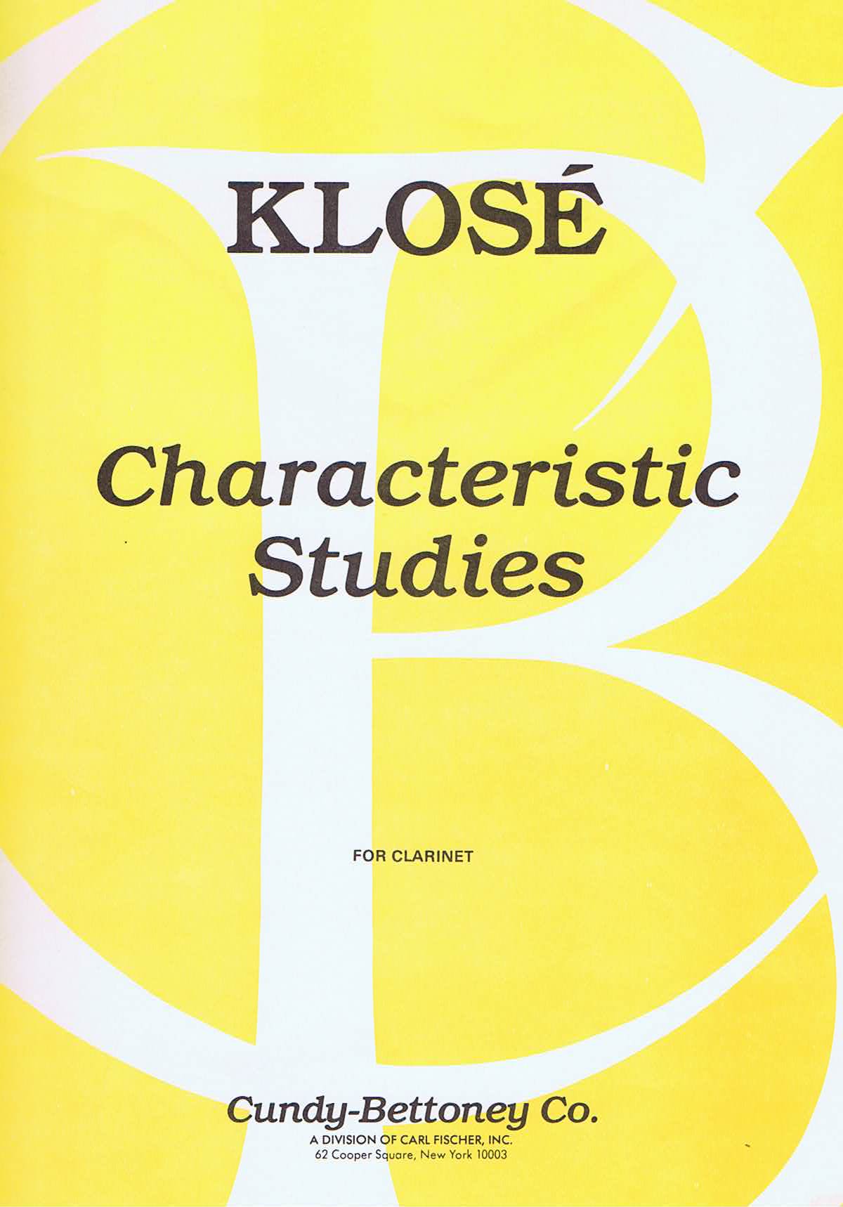 H. Klose - Characteristic Studies