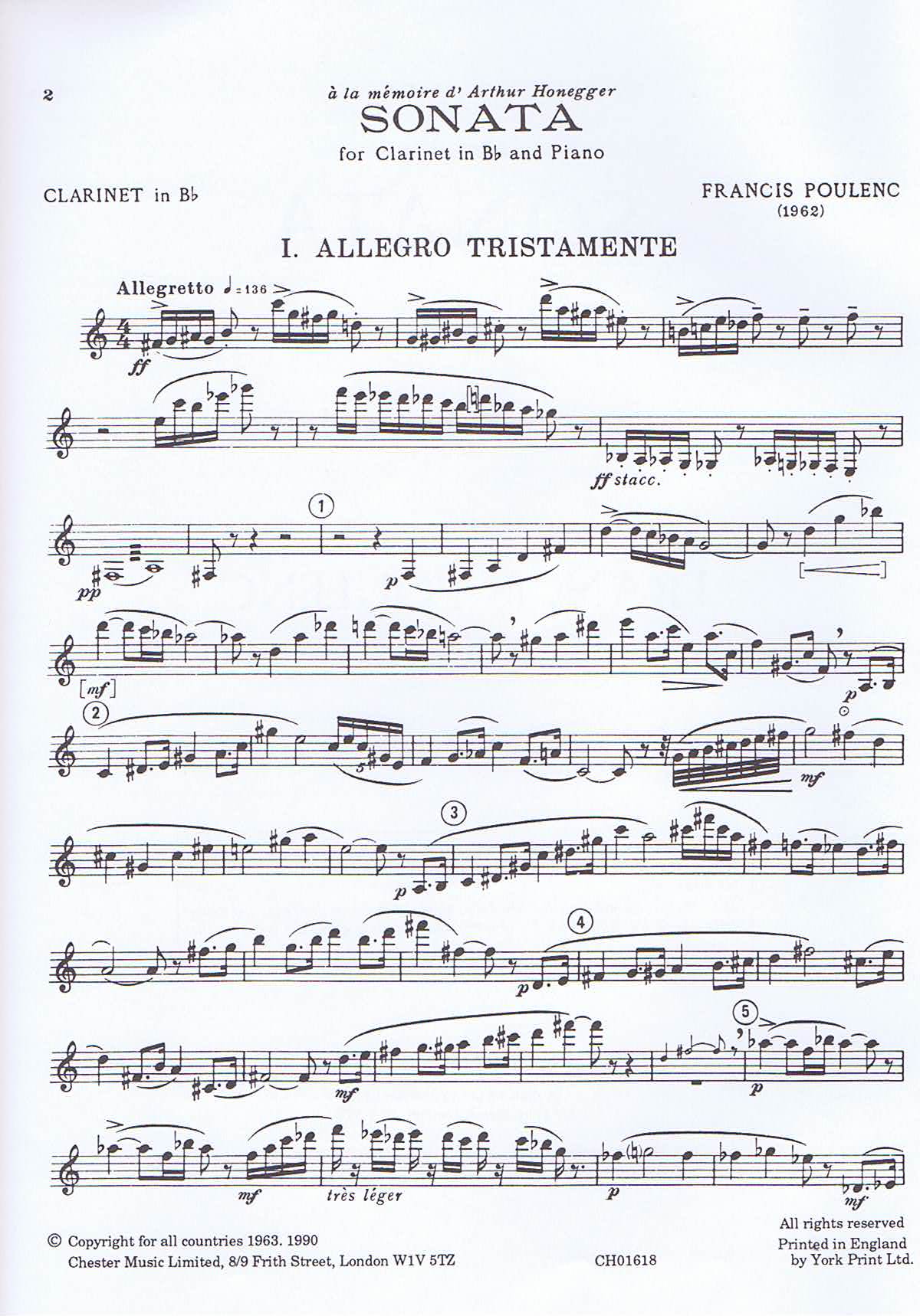 Francis Poulenc - Sonata - 3