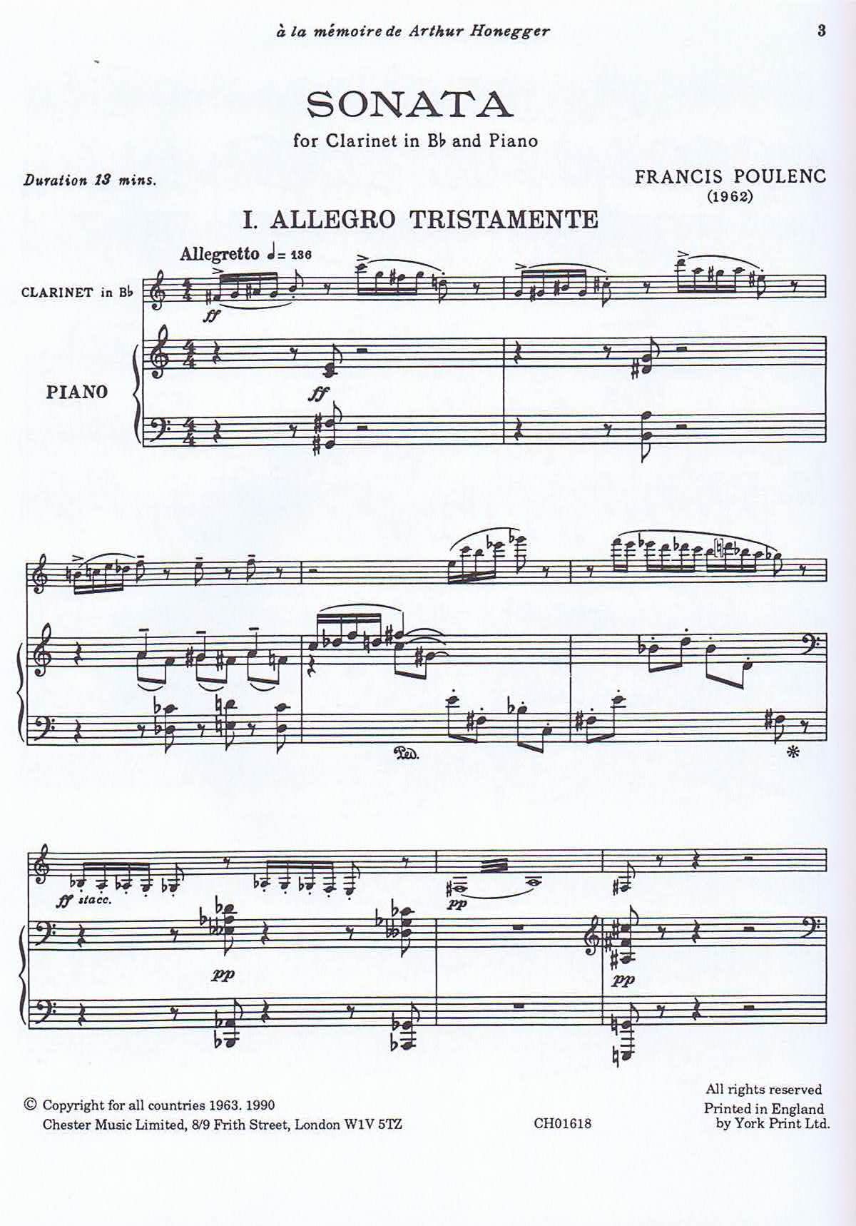 Francis Poulenc - Sonata - 2
