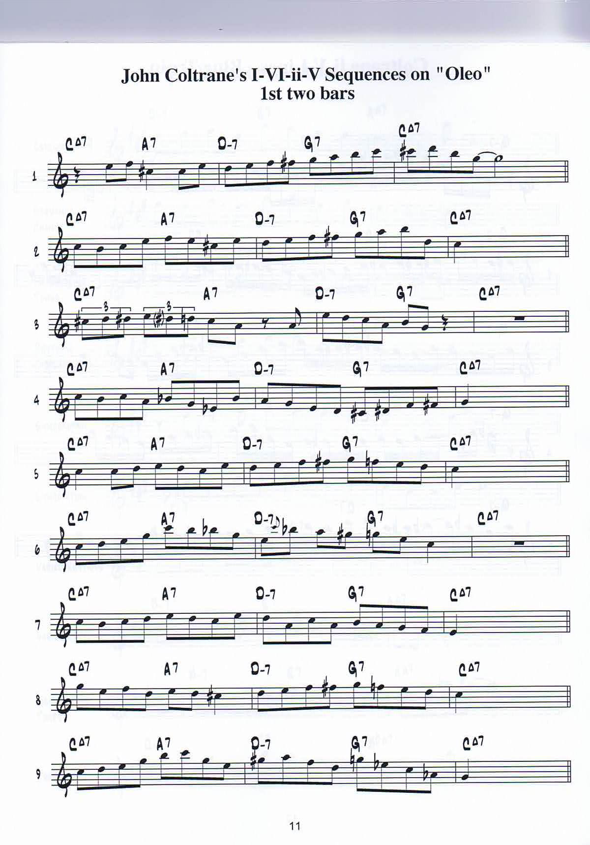 David Liebman transcriptions - 3