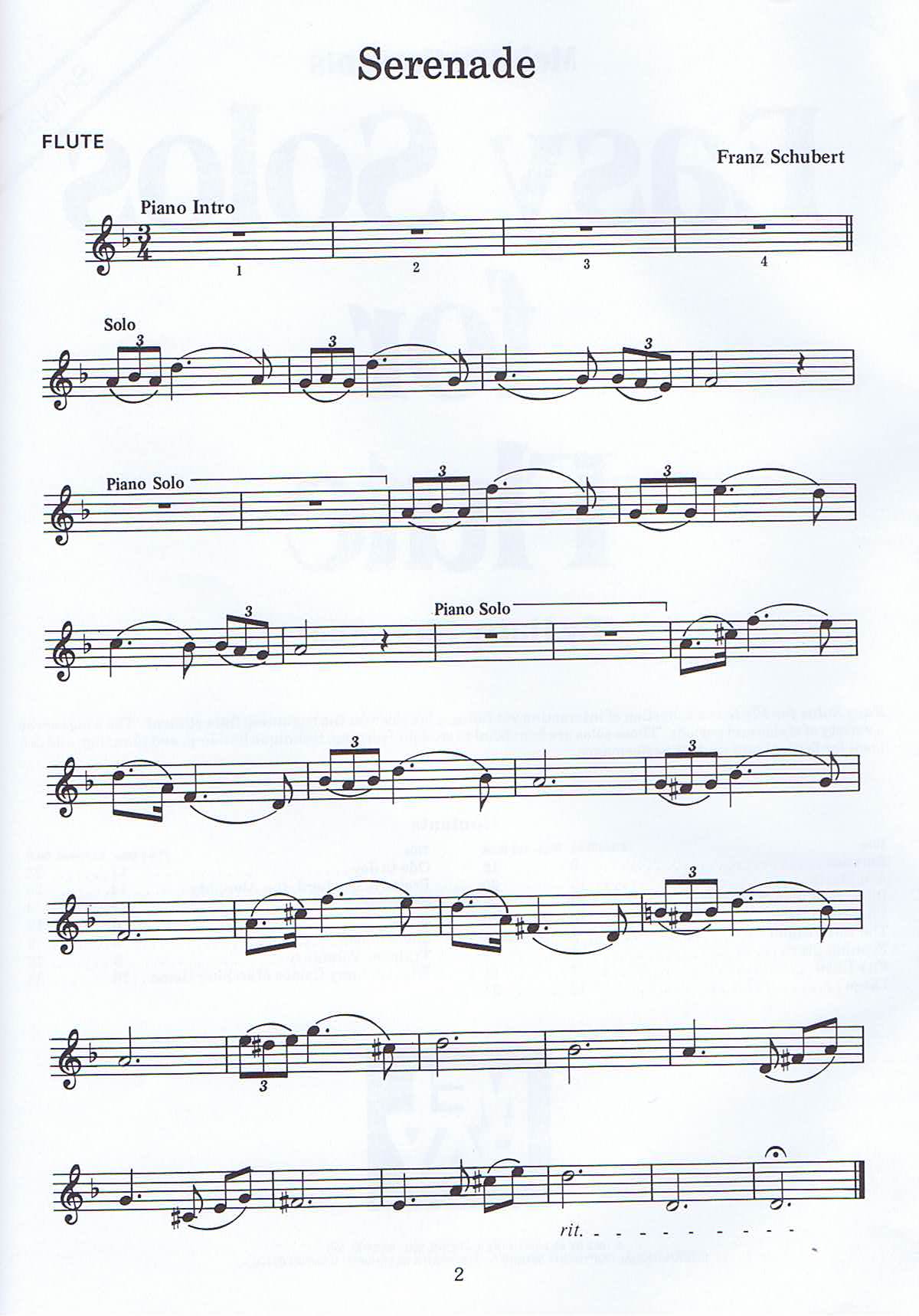 Easy Solos for Flute - 4