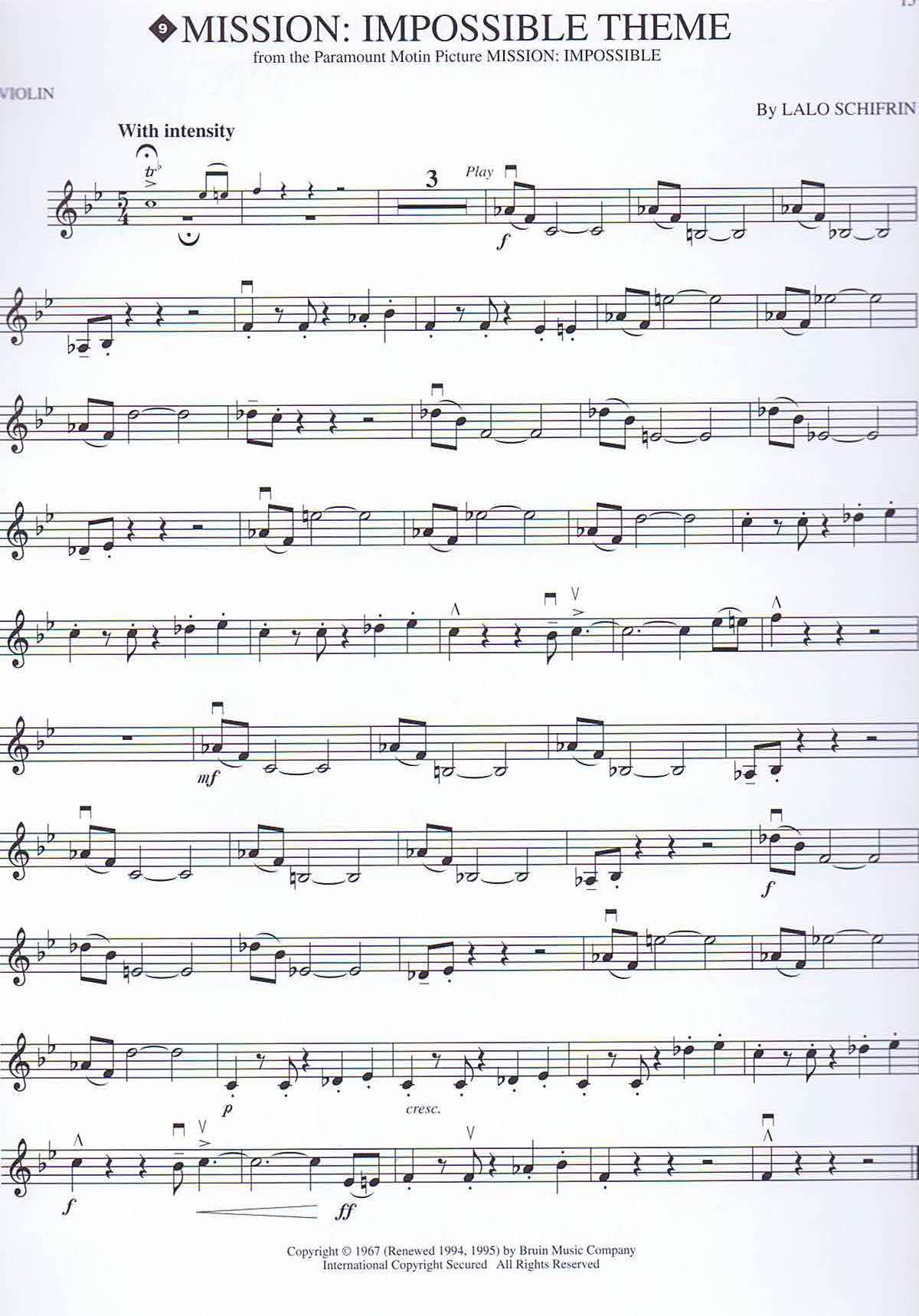 Movie Hits, Playalong for Violin - 3
