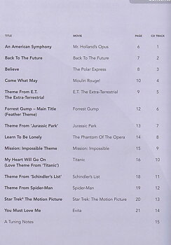 Movie Hits, Playalong for Violin