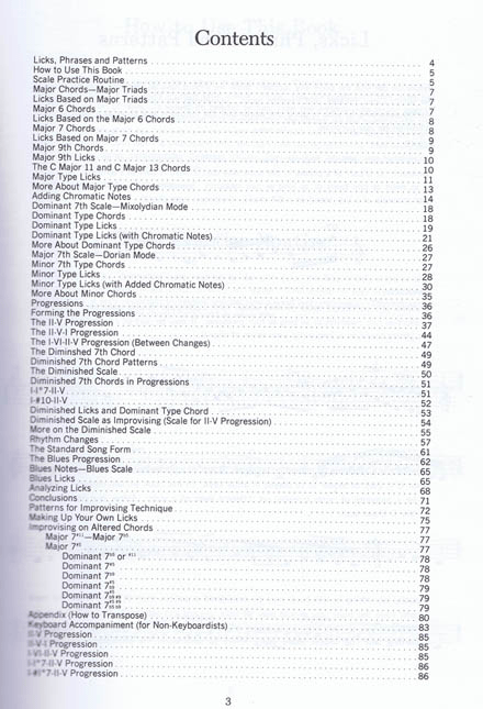 Jazz Saxophone, Lick's, Phrases & Patterns - 2