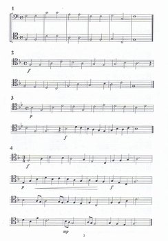 Spela i Tenorklav, övningar för Trombon