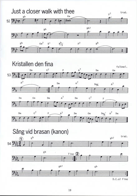 Trombonbok, del 2 - 4