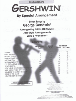 Gershwin by Special Arrangement, Altsax