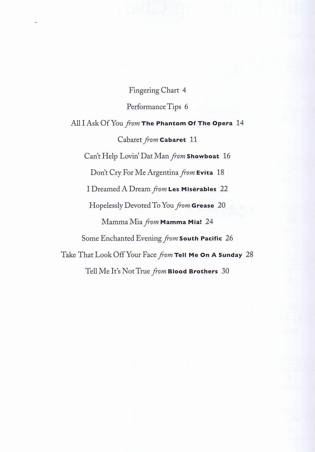 Easy Flute Solos Playalong Showtunes - 2