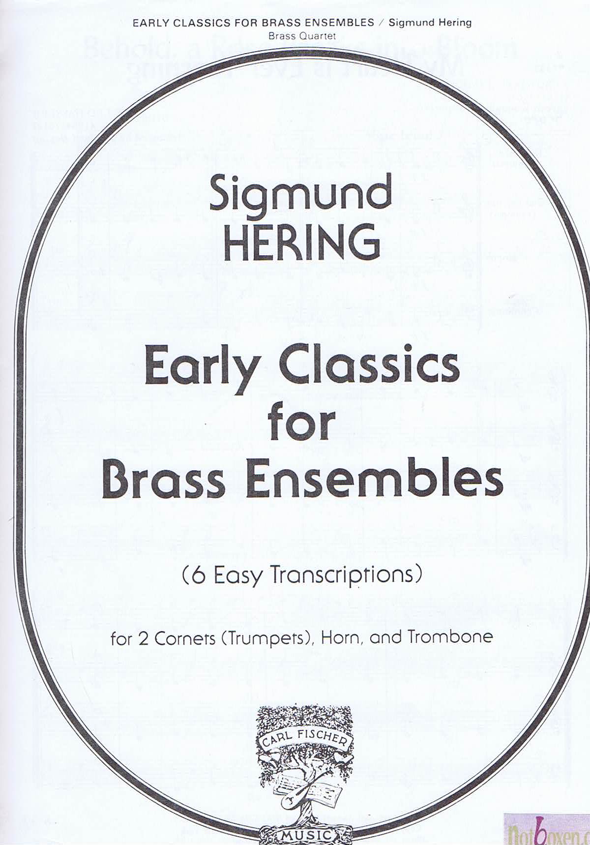 Early Classics for Brass Ensembles
