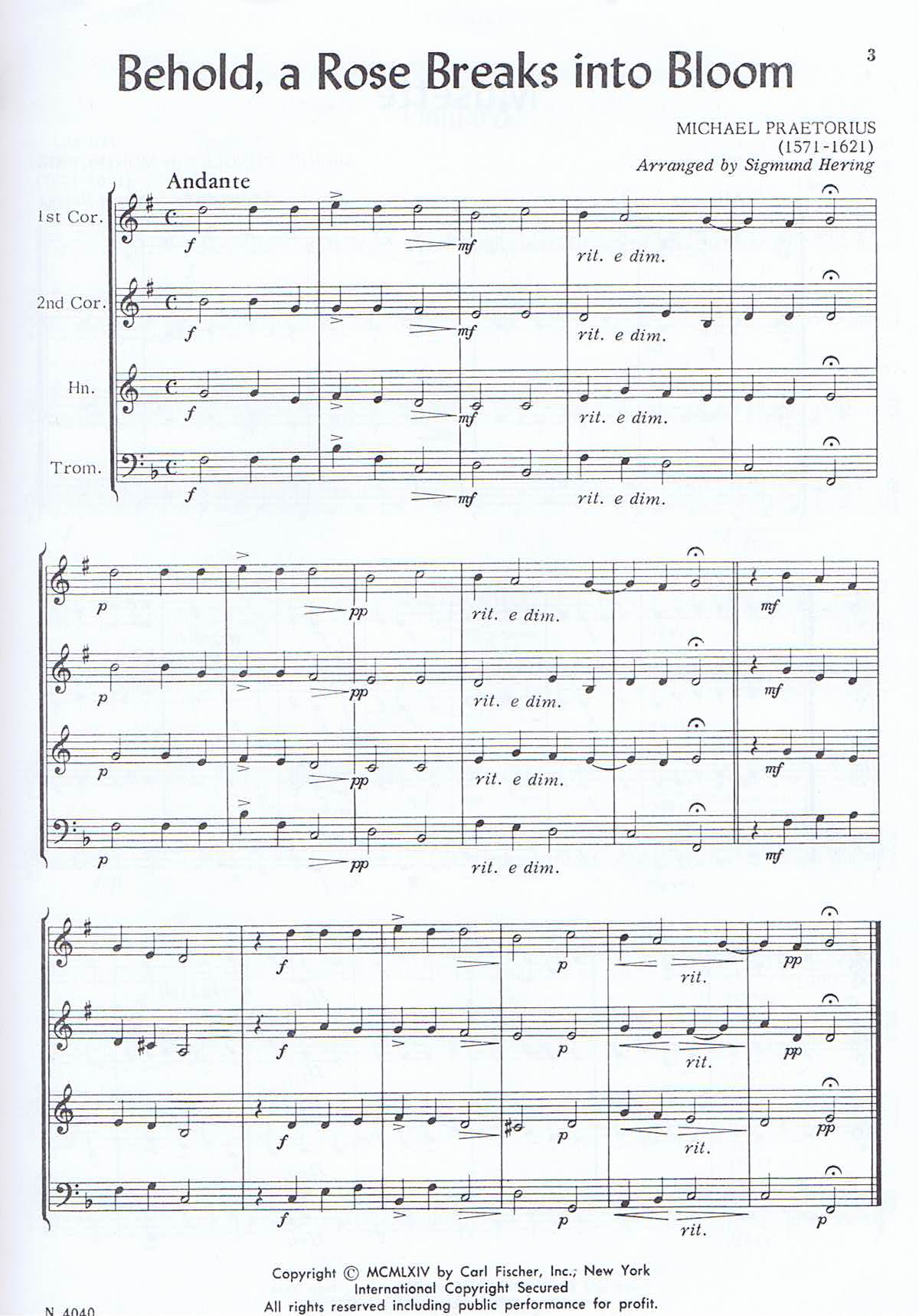 Early Classics for Brass Ensembles - 2