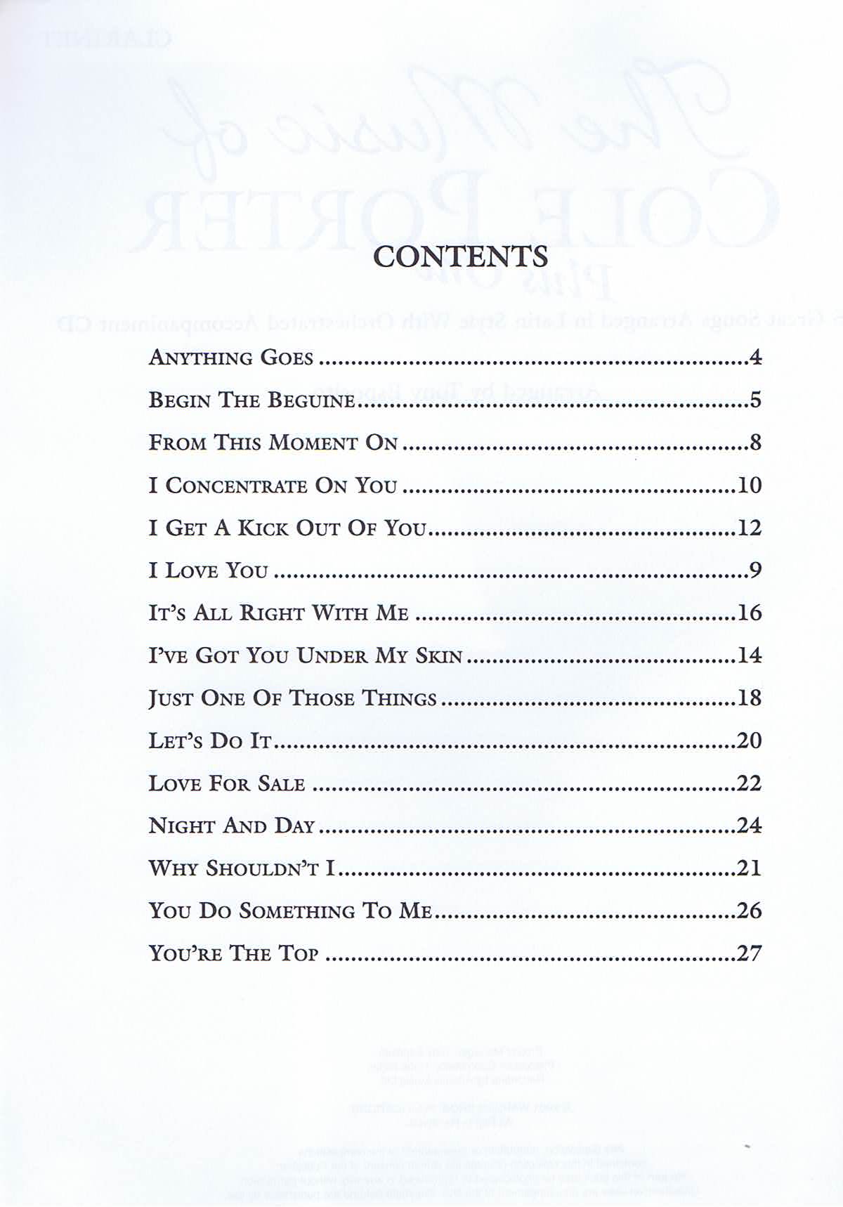 The Music of Cole Porter - 2