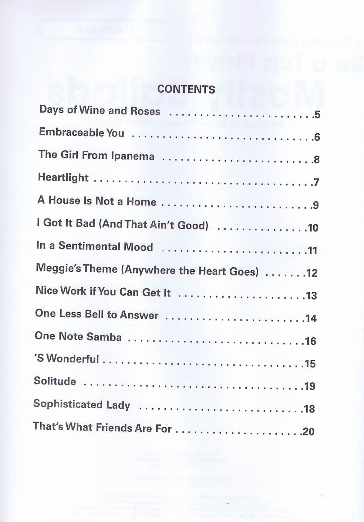 Mostly Ballads - 2
