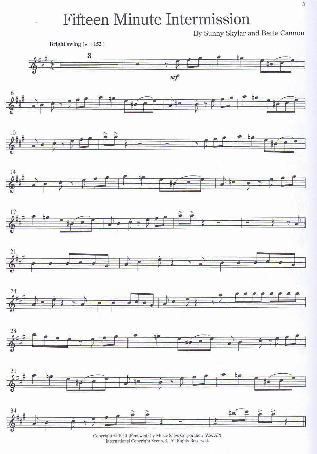 Solo Plus Alto Saxophone - Swing - 4