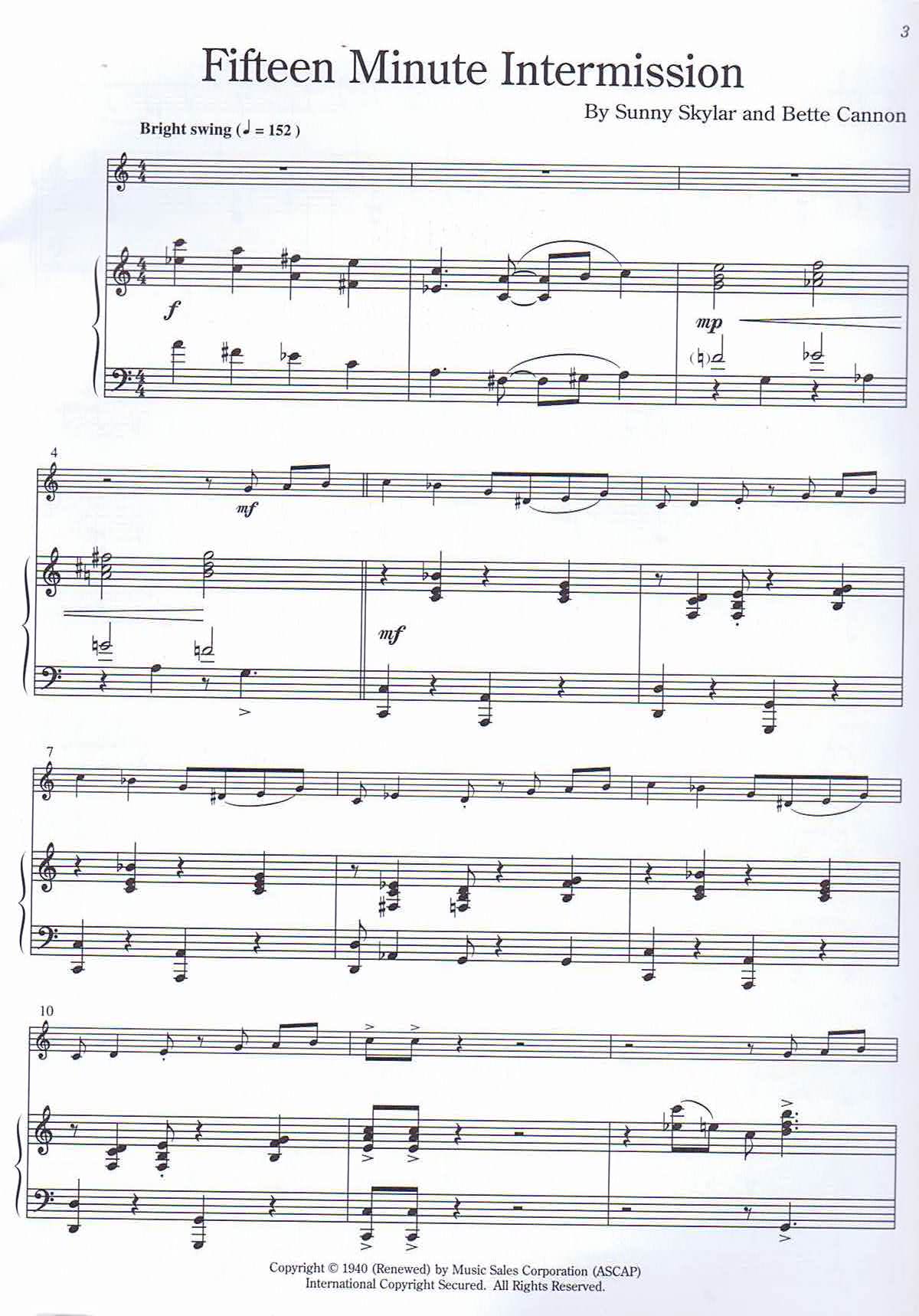 Solo Plus Alto Saxophone - Swing - 3