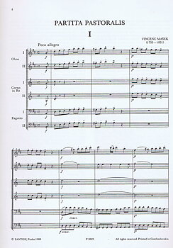 Vincenc Masek - Partita Pastoralis