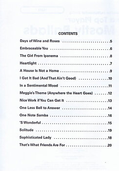 Mostly Ballads