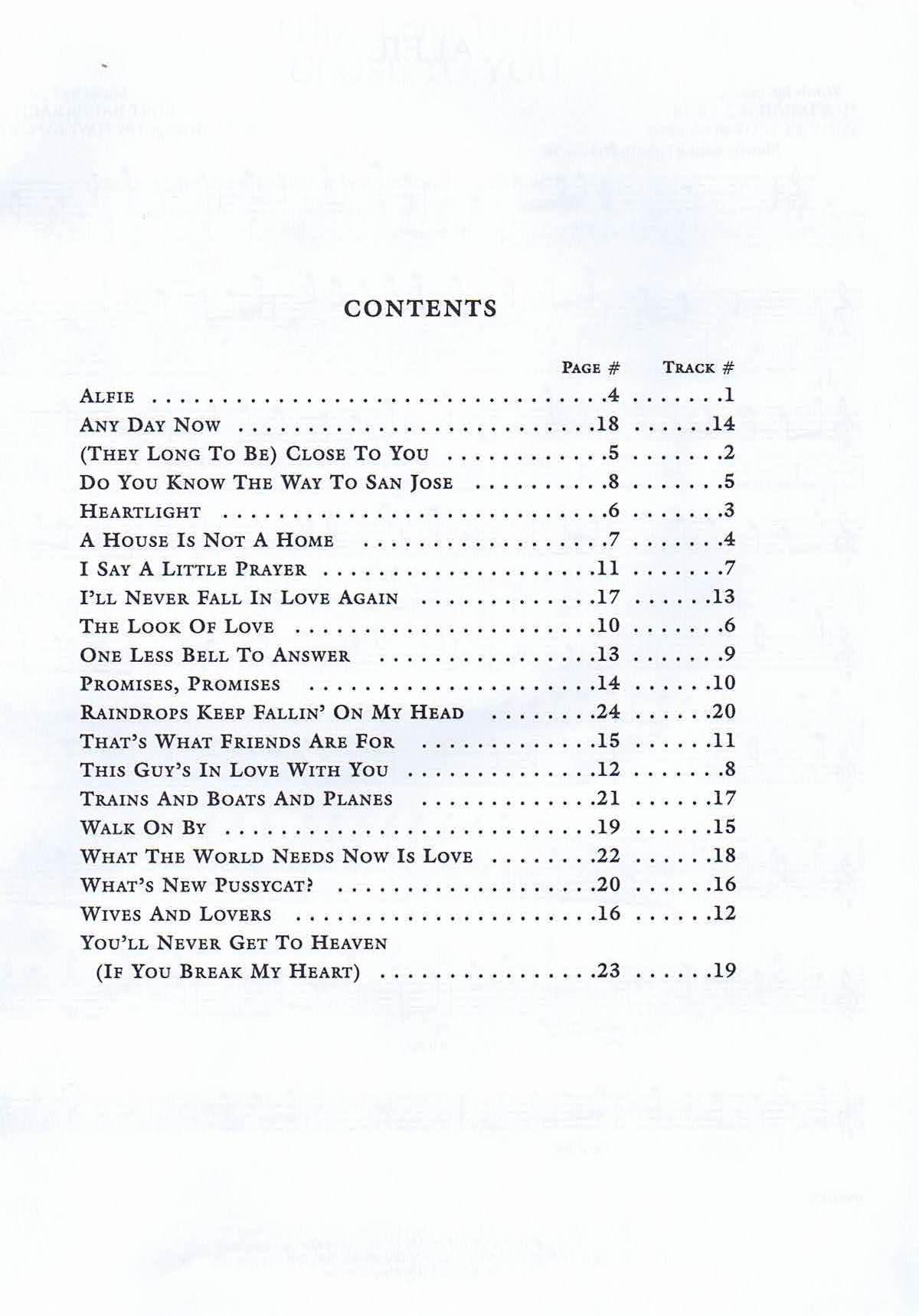 The Music of Burt Bacharach - 2