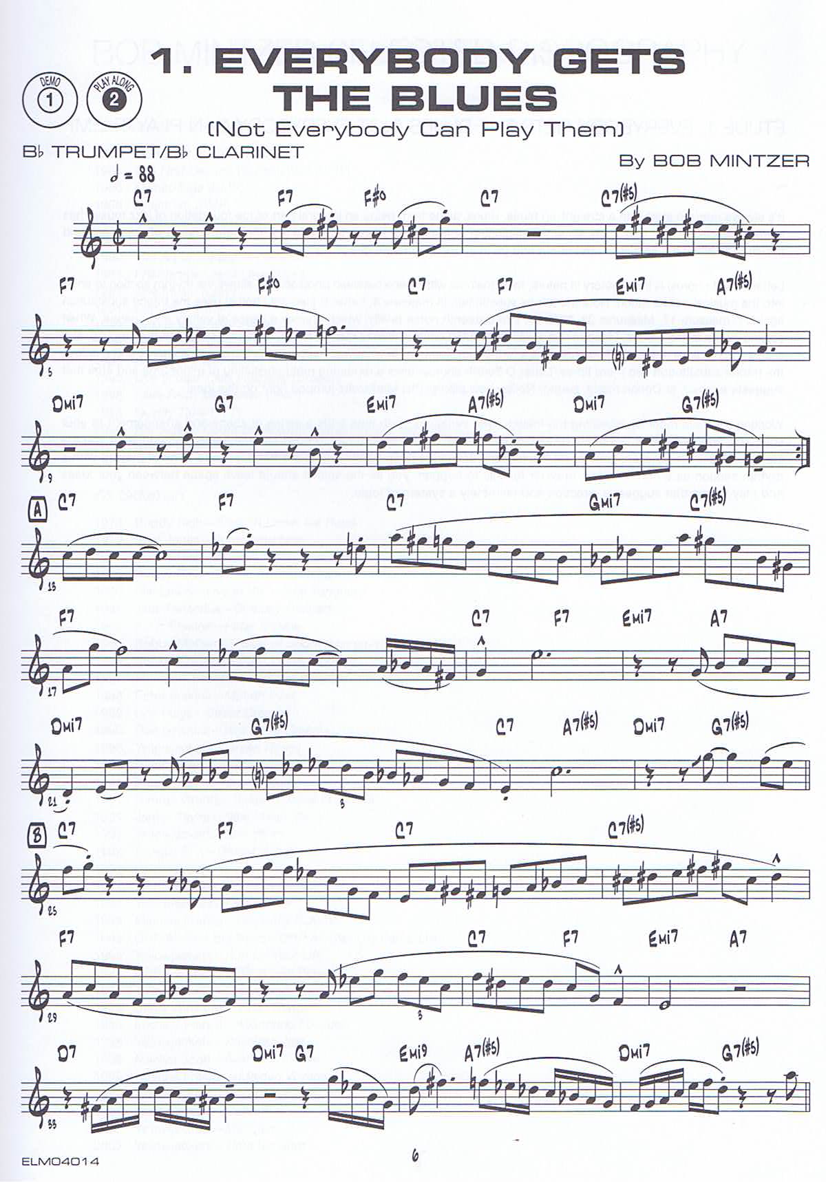12 Contemporary Jazz Etudes, Bb - 3