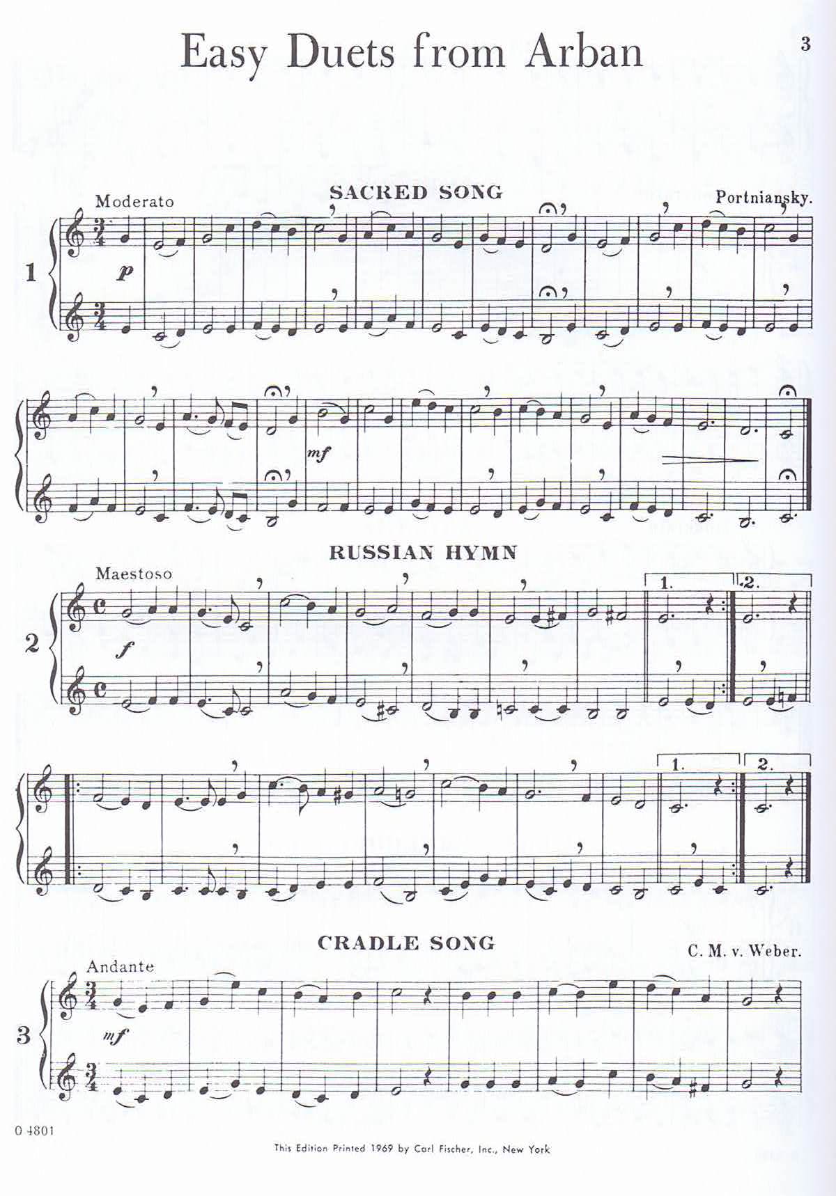 Arban - Easy duets for two trumpets - 2