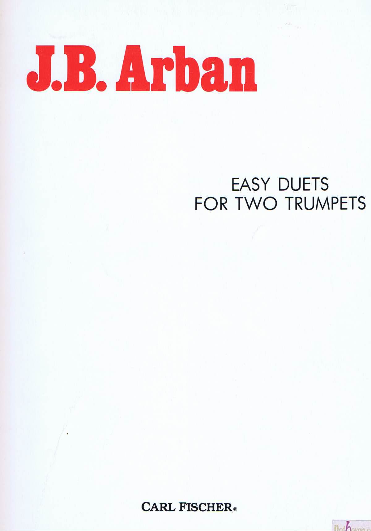 Arban - Easy duets for two trumpets