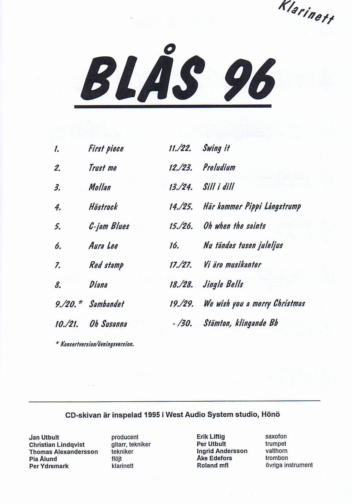 Blås 96 klarinett - 2