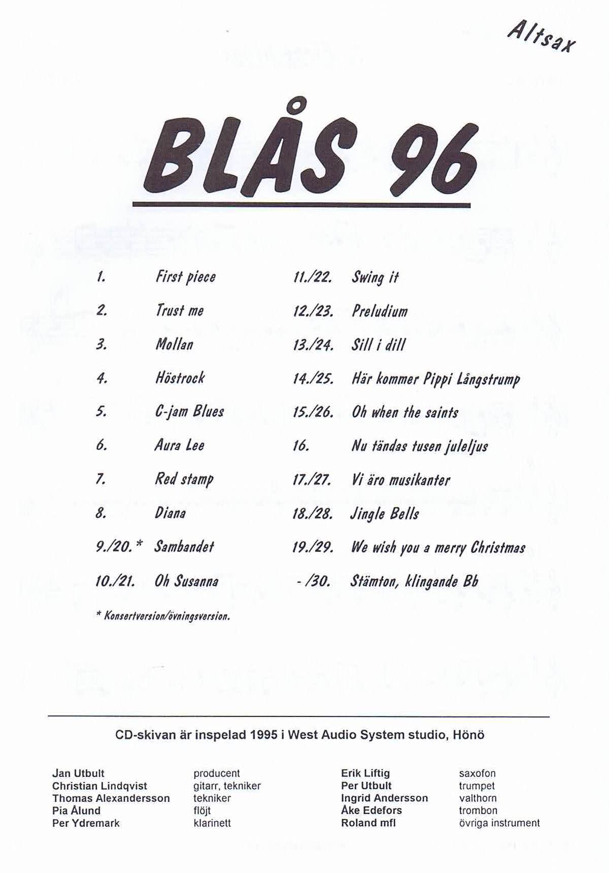 Blås 96altsax - 2