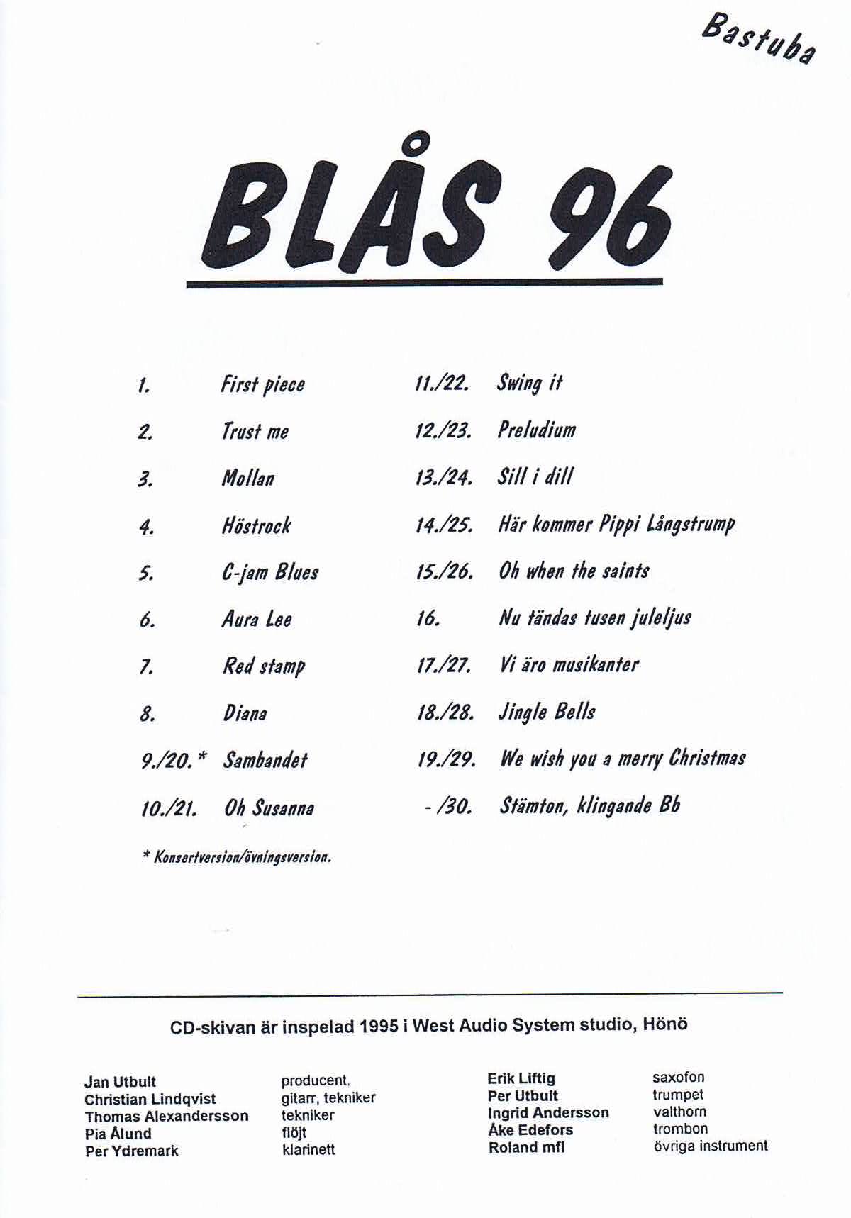 Blås 96 bastuba - 2