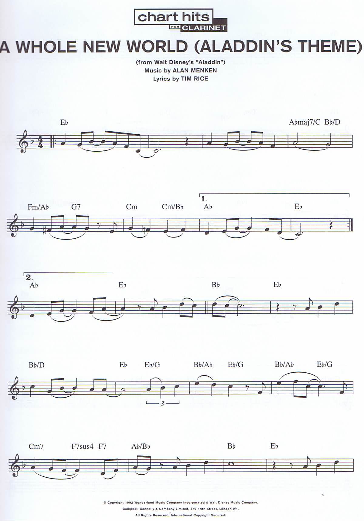 Chart hits for clarinet - 3