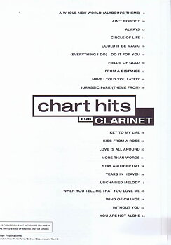 Chart hits for clarinet