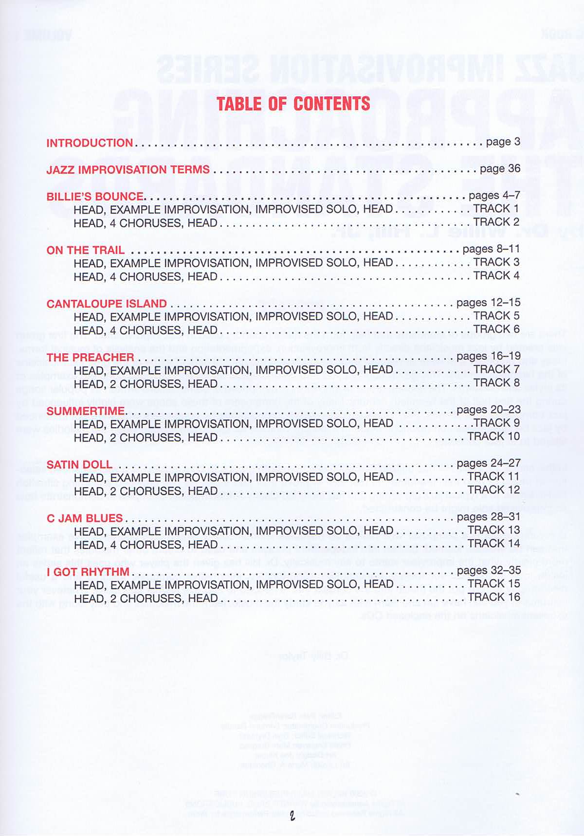 Approaching the standards, Vol 1, C, Piano - 2
