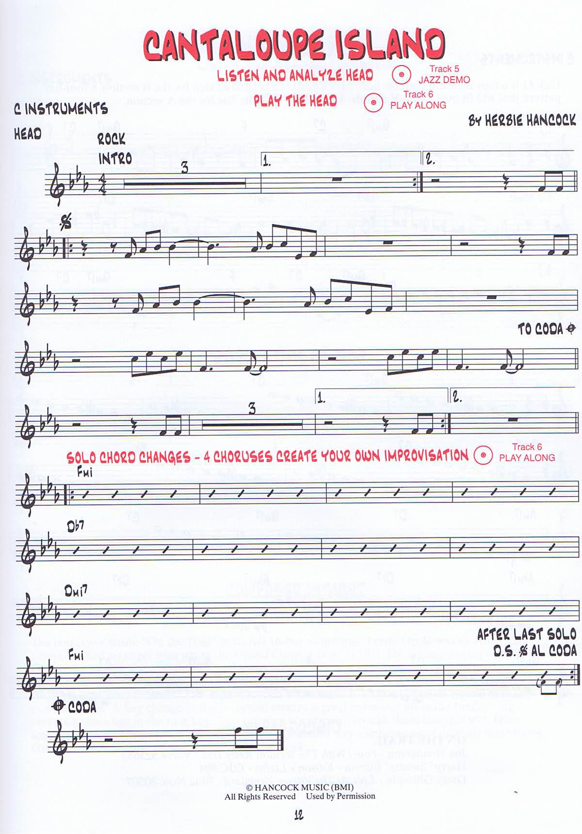 Approaching the standards, Vol 1, C, Piano - 3