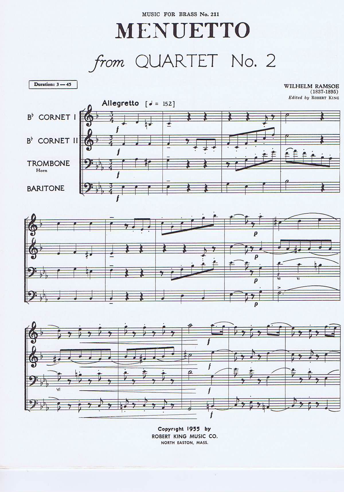 Wilhelm Ramsoe - Menuetto - 2