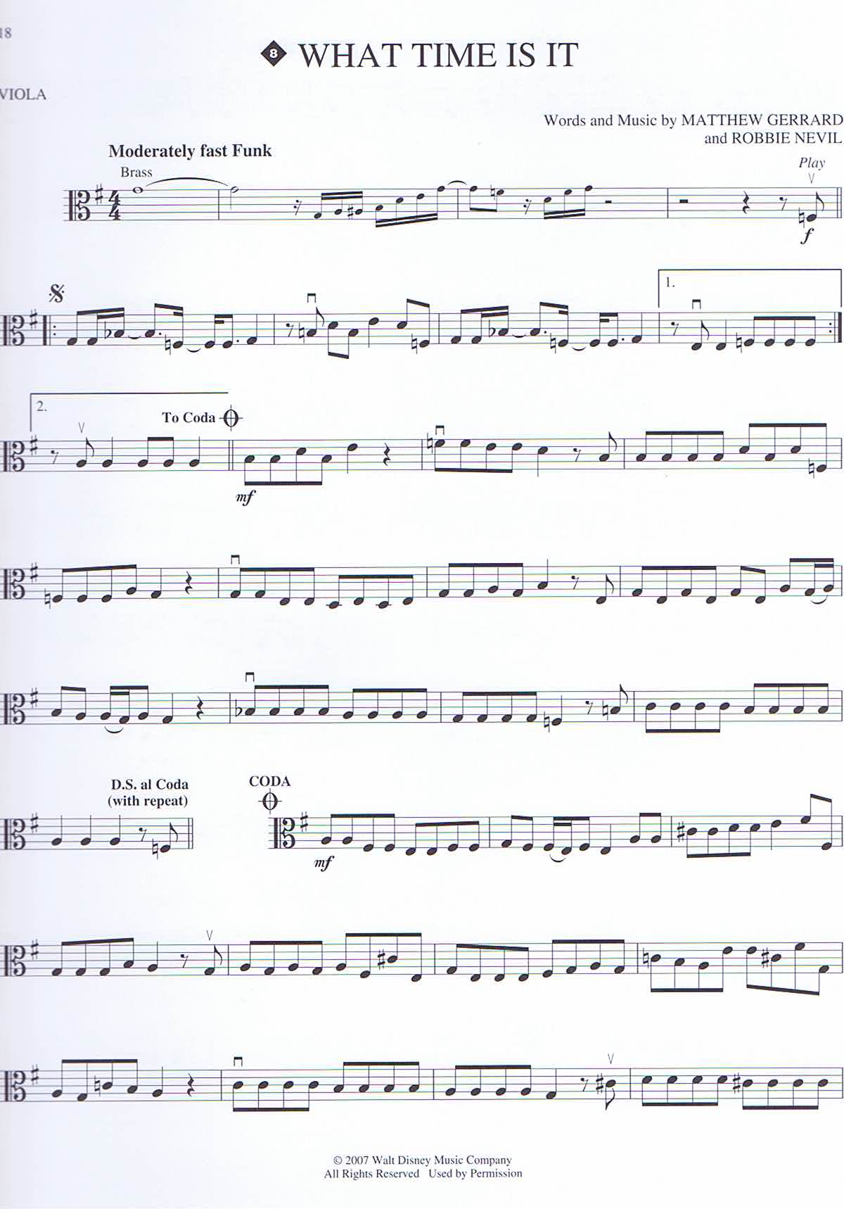 High School Musical, Playalong för viola - 4