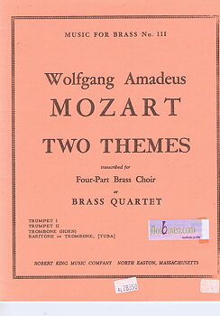 Wolfgang Amadeus Mozart - Two Themes