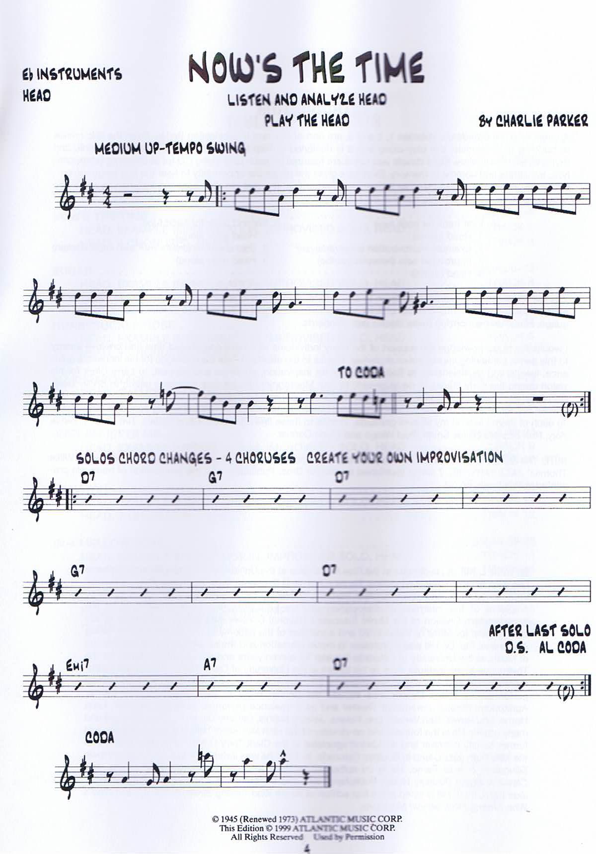 Approaching the standards, Vol 2, Altsax, Eb - 3