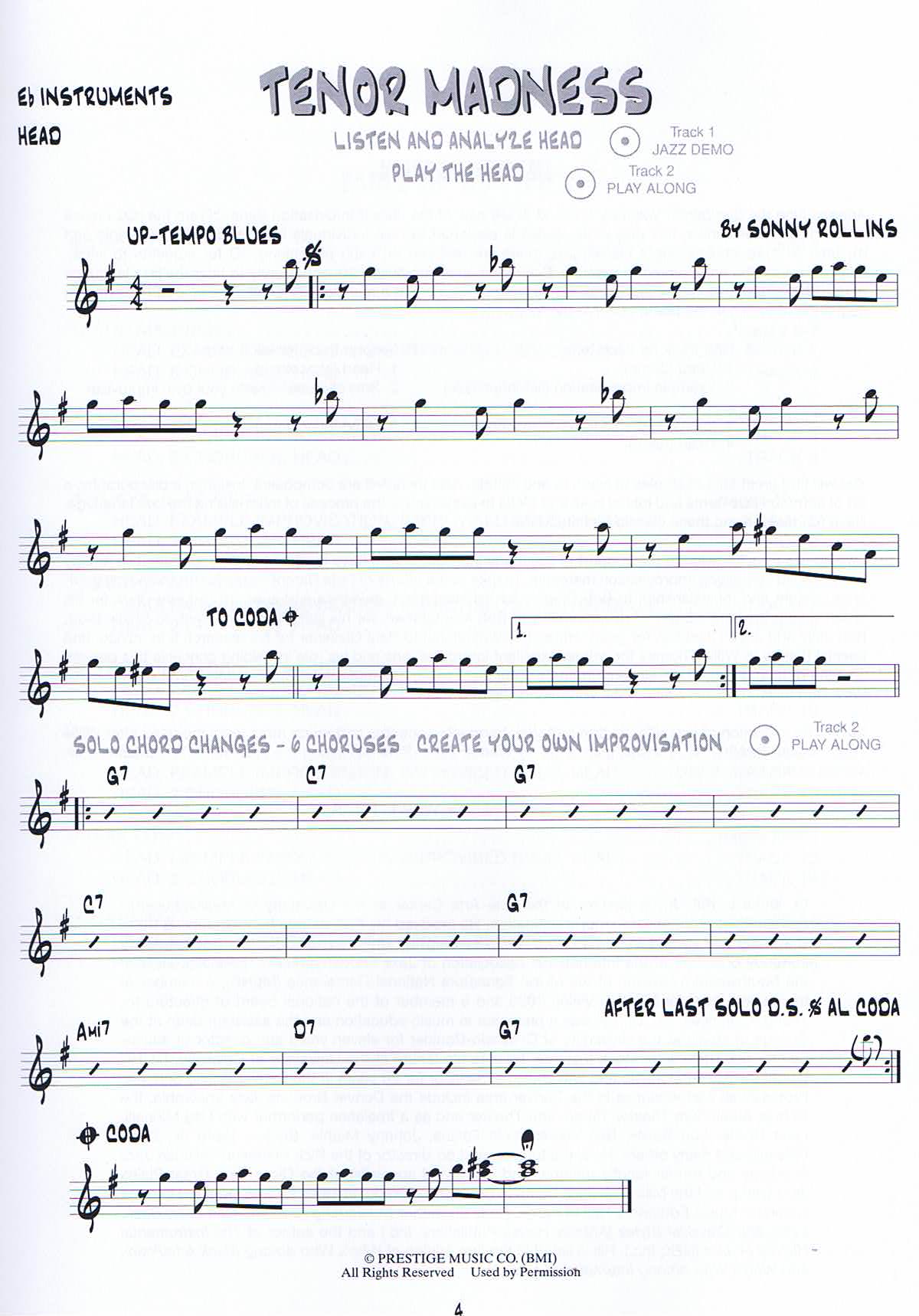 Approaching the standards, Vol 3, Altsax, Eb - 3