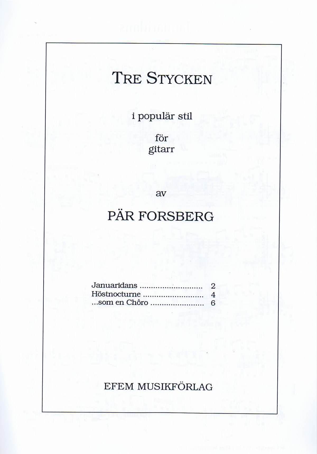 Tre Stycken - 2