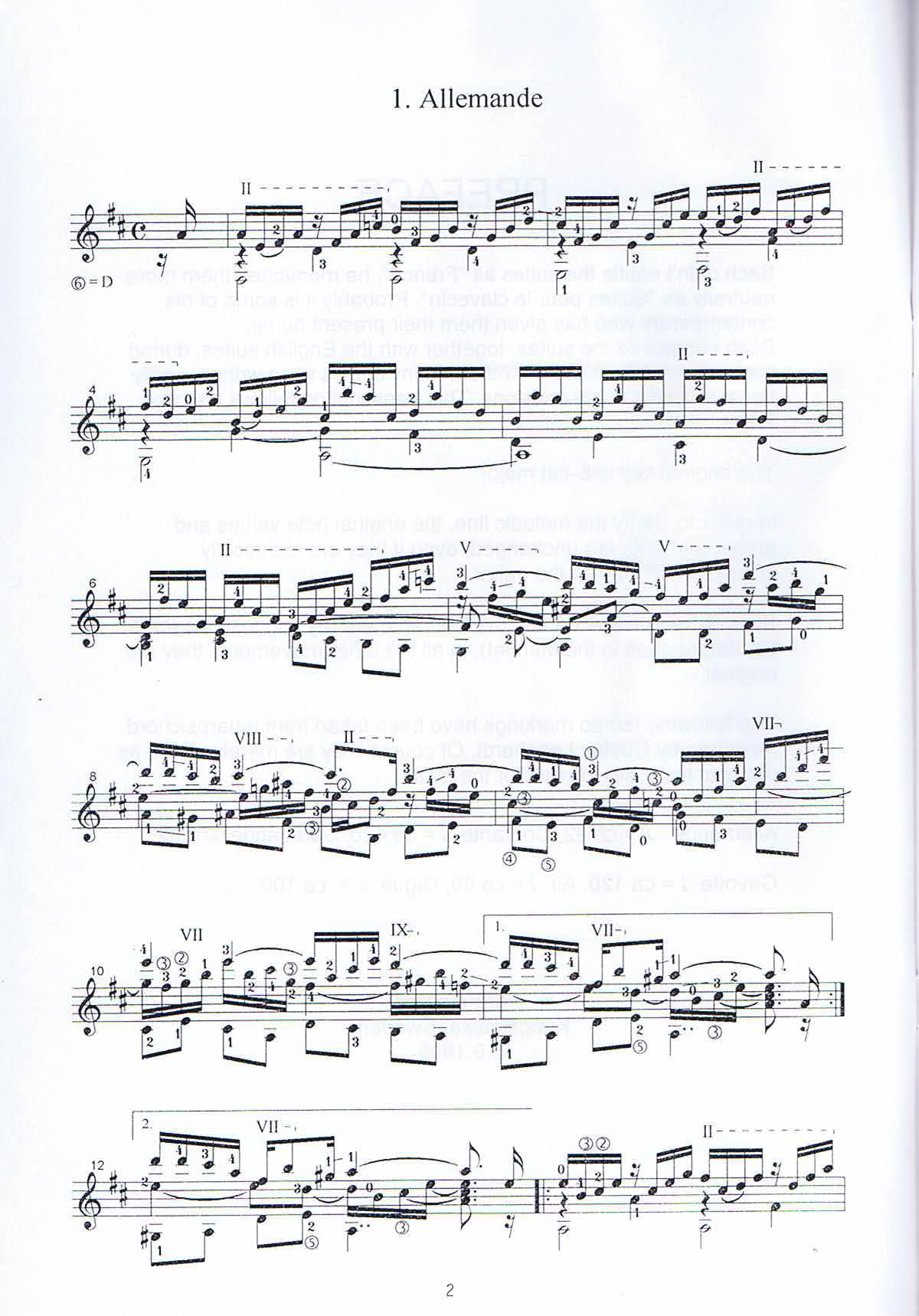 Bach - French Suite nr 4 - 2