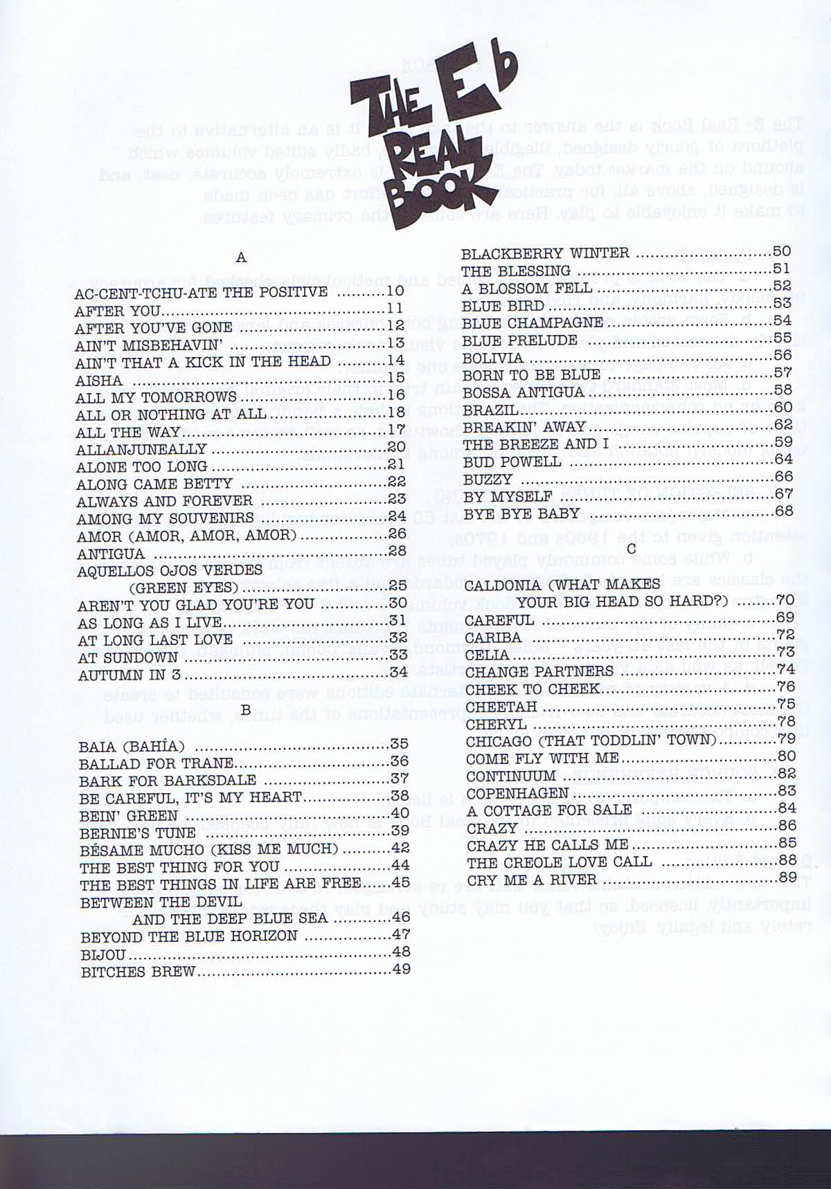 The Real Book - Volume 3, Eb - 2