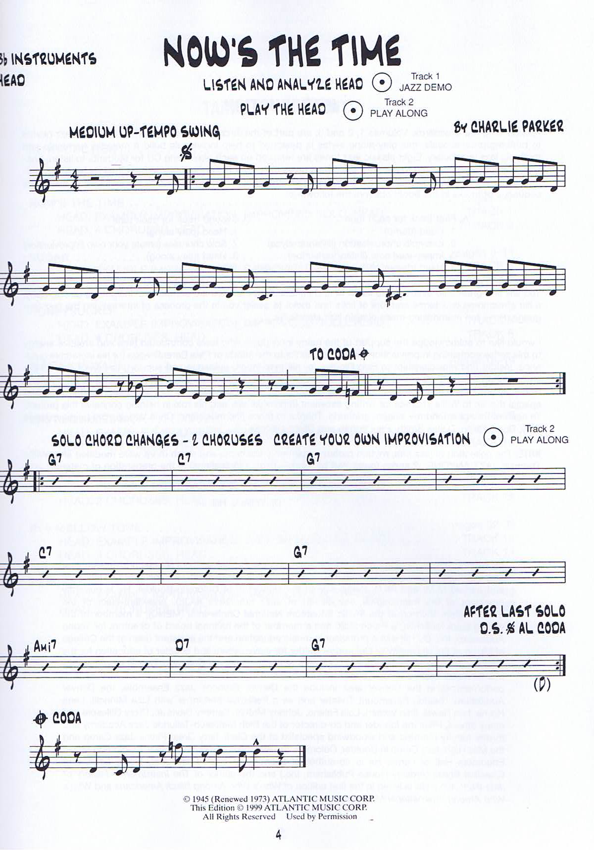 Approaching the standards, Vol 2, Trumpet, Tenorsax, Bb - 3